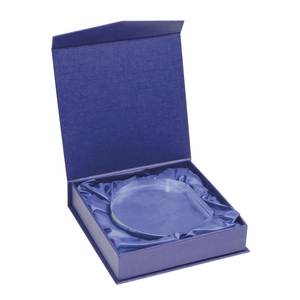 Portaplumas de Vidrio Semicircular D90x80 H19, Organizador de Escritorio de Acrílico Transparente - Product Image 2