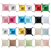 Disco carré feuille ballons mur Double face carré ballon bricolage mur arc Kit pour mariage anniversaire fête de noël décors