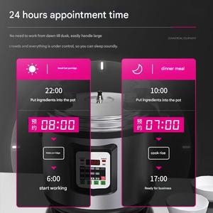 Olla a Presión Eléctrica de Gran Tamaño, 40 Litros, Uso Comercial, Cuerpo de Acero Inoxidable, Uso Seguro, Mantiene el Calor Durante Mucho Tiempo, Olla Nutritiva - Product Image 6