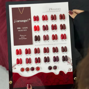 Milk Run 24 couleurs huile pour ongles adhésif 2025 automne/hiver nouvelle glace Transparent Jade graisse couleur blanchissant petit ensemble Nail Art - Product Image 6