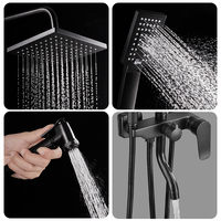 Système de douche pluie mural pour salle de bain, ensemble de pommeaux de douche, robinets de bain et de douche chauds et froids, vente chaude