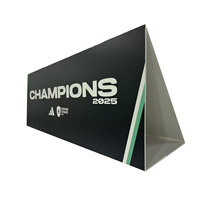 Panneau triangulaire extérieur Panneau publicitaire Panneau triangulaire personnalisé Événement sportif