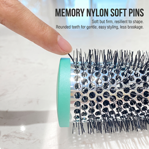Juego de cepillos para el cabello OEM personalizado, cepillo tipo paleta con cojín y ventilación, 4 piezas, cerdas de nailon, antiestático, para desenredar, venta al por mayor con marca privada - Product Image 3