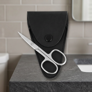 Tijeras de Acero Inoxidable Maclura con Punta Curva para Mano Derecha, Tipo Belleza, para Eliminar Piel Muerta y Barbas, Manicura - Product Image 3