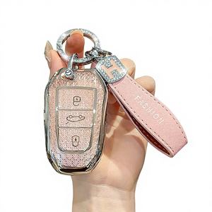 Coque de clé de voiture en cuir TPU en alliage de zinc pour <span class=keywords><strong>Peugeot</strong></span> 301308 508 5008 RCZ <span class=keywords><strong>Expert</strong></span> - Product Image 1