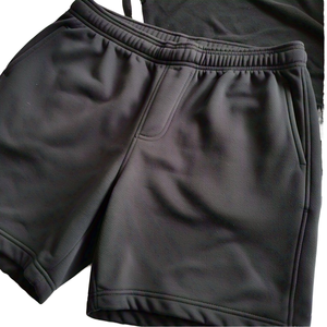 Wholesale Polyester/Cotton French Terry Men's Sweat Shorts Custom Logo Mid Waist <b>Elastic</b> Waist Solid Printed Casual Outdoor - Product Image 4