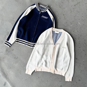 Design personalizzato cappotto maglione di alta qualità giacche a maglia abbigliamento Casual alla moda giacca di lana lavorata a maglia da uomo maglione Cardigan abbottonato - Product Image 1