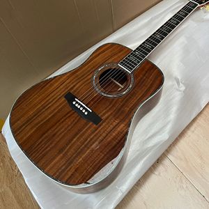 Guitarra Acústica de Alta Calidad de 41 Pulgadas, Madera de Koa Sólida, Guitarra Hecha a Mano, Réplica de Martine D45, Adecuada para Presentaciones - Product Image 1