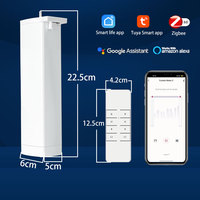 Moteur de rideau électrique intelligent Tuya ZigBee en aluminium robuste, 46 kg, rail de 6 m, système de rideau automatique intelligent pour bureau, Google Home, Alexa