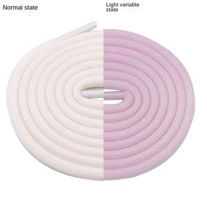 Weiou 끈 공장 5mm 라운드 태양 활성 변색 성 신발 끈 UV 변화 색상 부츠 끈 사용자 정의 색상 - Product Image 2