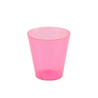 Mini-verres à shot néon en plastique 1oz 2oz pour soirées dans le noir, fournitures de fête et décorations