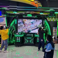 Permainan Tembak VR 4 Pemain untuk Pusat Permainan, Pusat Hiburan Keluarga, Arena Hiburan Dalam Ruangan, Simulator Senjata Realitas Virtual
