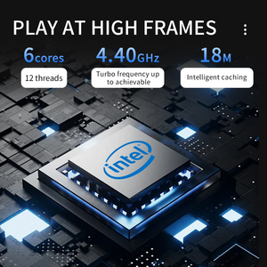 L'ordinateur de bureau de jeu à affichage unique héberge un facteur de forme ATX avec un matériau métallique équipé dans l'ordinateur de contrôle central de Studio - Product Image 5