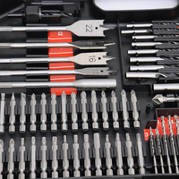 SUBORUI 246pc HSS titane Brocas métal torsion maçonnerie bois tournevis Combo combinaison forets ensemble pour le travail du bois en métal