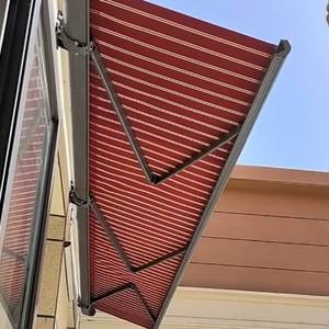 Vela acrilica moderna in lega di alluminio elettrico retrattile tenda telecomando impermeabile Freestanding per Villa balcone all'aperto - Product Image 5