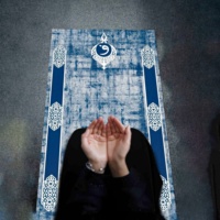 Tapis de prière islamique Rachel gaufré, lavable, pour salon, décoration musulmane, en promotion