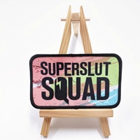 Étiquette de vêtement personnalisée sur mesure, logo de marque, broderie thermocollante, patch de transfert thermique