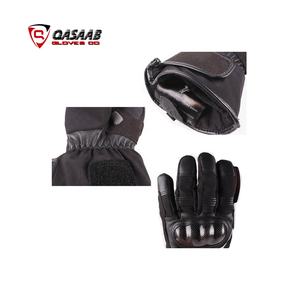 Gants chauffants pour motocyclette Gants en cuir chauffants à batterie, coupe-vent, avec contrôle de la température et isolation électrique - Product Image 3