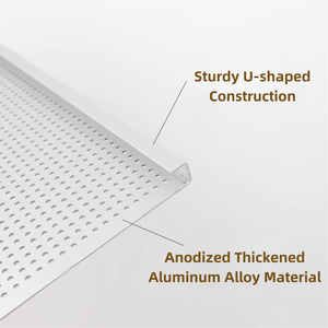 Plateau de cuisson en <span class=keywords><strong>pâte</strong></span> <span class=keywords><strong>feuilletée</strong></span> 40x30cm 60x40cm, moule à pâtisserie <span class=keywords><strong>rectangulaire</strong></span> pour mille-feuilles, plateau de cuisson perforé - Product Image 2
