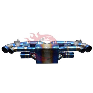 Sistema de escape Vortex Titanium Valvetronic compatible con Porsche 911 992 Carrera S 4S GTS 3.0T, kit de actualización de silenciador de alto rendimiento para carreras. - Product Image 3