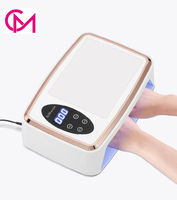 Lampe à ongles UV LED 2-en-1 haute puissance 380W avec coussin de main en PU pour machine de manucure – Offre Spéciale