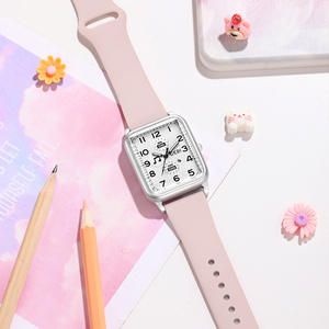 นาฬิกาควอตซ์กันน้ำสำหรับผู้หญิงนักเรียนสีลูกกวาดนาฬิกากันน้ำ - Product Image 3