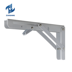 Zuogang toptan billy katlanır masa raf siyah Metal sabit raf braketi Metal duvara monte katlanabilir braket - Product Image 3