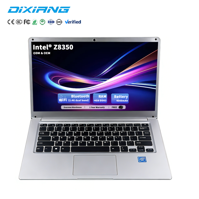 Factory Wholesale OEM the Best Price Brand New 14 Inch Intel Z8350 RAM 4GB SSD 64GB Portable Notebook Computer Education Laptop
