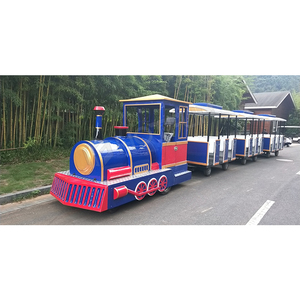 รถไฟฟ้าไร้รางสำหรับเด็กและผู้ใหญ่ในห้างสรรพสินค้า ใช้แบตเตอรี่ สำหรับสวนสนุก ได้รับการรับรองมาตรฐาน CE ทนทาน - Product Image 6