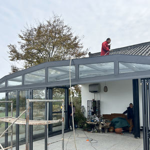 Usine directement vente <span class=keywords><strong>automatique</strong></span> arrière-cour écran lucarne jardin extérieur extensible rétractable verre mobile véranda - Product Image 6