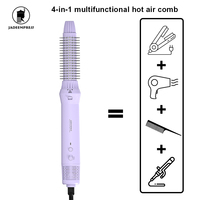 Sèche-cheveux électrique à moteur BLDC 110 000 tr/min, diffuseur, buse, style tout-en-un, lissage, bouclage, 5-en-1, 1200W, ionique