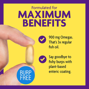 โอเมก้า 3 ตราสินค้าส่วนตัว EPA & DHA ซอฟเจล บำรุงสุขภาพหัวใจและหลอดเลือด ควบคุมอารมณ์ เสริมสร้างสุขภาพข้อต่อ - Product Image 4