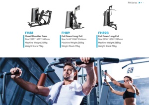 GS-FH88 Macchina Premium in Acciaio per Pressa Petto-Spalle, Attrezzatura Commerciale per Allenamento di Forza in Palestra per Esercizi Petto e Spalle - Product Image 6