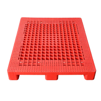 Palette en plastique robuste à 9 pieds pour chariot élévateur, surface en maille, pour entrepôt et logistique