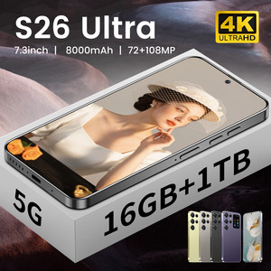 Teléfono Móvil Robusto para Juegos S26 Ultra 5G, Snapdragon 8 Gen4 de 10 Núcleos, Pantalla Perforada de 7.3 Pulgadas, 16GB 1TB, 8000mAh, Carga Rápida, OTG, Desbloqueado Global - Product Image 6