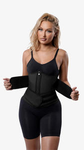 Korset pelangsing kompresi tinggi, pembentuk tubuh kontrol perut pelatih pinggang dengan 2 tali Cincher Shapewear dapat disesuaikan untuk wanita - Product Image 2