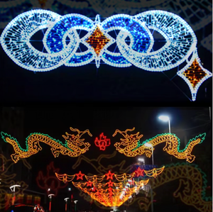 2025 New Customized Decorative Lighting Motif <b>Lights</b> Outdoor Waterproof Led 2d Large Street <b>Pole</b> Christmas Landscape <b>Lights</b> - Product Image 3