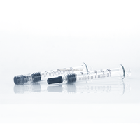 Seringues préremplies en verre de haute qualité avec embout de seringue, bouchon en caoutchouc à verrouillage Luer, étanchéité, 1 ml-3 ml, seringues pour gouttes oculaires, infusion, sérigraphie