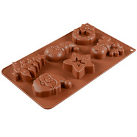 Moule à glaçons et moules à gâteaux en silicone motif cerf de Noël, outils de décoration pour pâtisserie, moules à fondant, moules à pâtisserie originaux