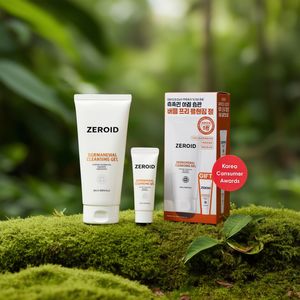 Gel nettoyant Zeroid Dermanewal 200ml, coffret avec 25ml en cadeau, pour tous types de peaux, formule K Beauty - Product Image 3