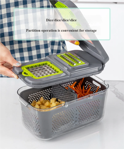 Tritatutto Manuale 22-in-1 per Cucina, Macchina per Schiacciare Aglio e Cipolla, Utensile per Frutta e Verdura, Strumento per Samosa - Product Image 4