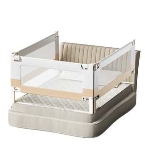 Barrière de <span class=keywords><strong>lit</strong></span> pliable réglable personnalisable OEM pour bébés et tout-petits – Barrière de protection latérale - Product Image 1