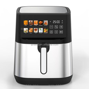 Freidora de Aire ANWELL <span class=keywords><strong>XL</strong></span> 8L, Horno de 2100W con Elementos de Calentamiento Duales, Calor Superior e Inferior, Panel Táctil a Color Grande, Fuente Directa de Fábrica Profesional - Product Image 6