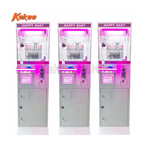 Popular Mini Claw Game Machine Coin Operated Vending <strong>Supplier</strong> Bulk Sale Cartoon Footballs <strong>Key</strong> <strong>Rings</strong> Doll Claw Machine - Product Image 4
