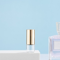 Flacon Roll-on Personnalisé de Luxe en Verre 1ml 2ml 3ml 5ml 10ml, Récipient Rond à Bille pour Crème Contour des Yeux et Huile de Parfum