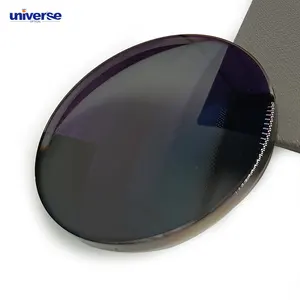 高品质双焦点平顶1.56圆形光致变色镜片HMC光学眼镜镜片