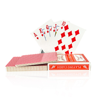 Cartes de jeu de casino de haute qualité à noyau noir, cartes à jouer personnalisées Papier et plastique disponibles