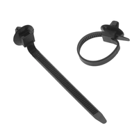 Attaches de câbles universelles pour voiture, attaches en nylon à fixation par poussée, attaches de câbles autobloquantes en plastique, attaches de câbles rapides