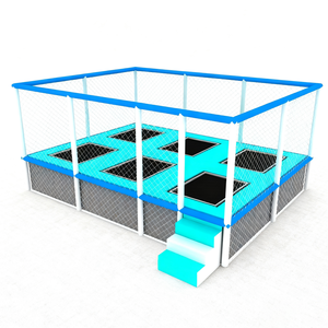 Trampoline commercial en plastique pour adultes, équipement de parc d'attractions intérieur, couleur et logo personnalisés, haute capacité, fitness - Product Image 6