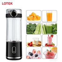 Draagbare blender met touchscreen dat informatie over vermogen en tijd weergeeft, USB oplaadbaar, fruitmixer, mini handmixer